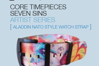 Graffiti Artist Aladdin - Artist Series Watch Strap - Strap Detail
