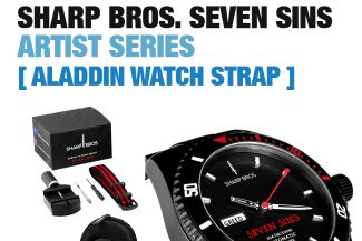 Graffiti Artist Aladdin - Artist Series Watch Strap Display Ad