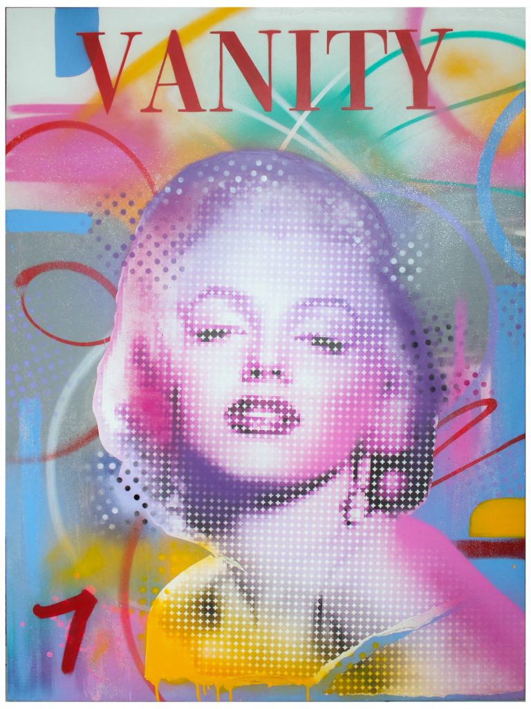 Canvas painting by Graffiti Artist Aladdin